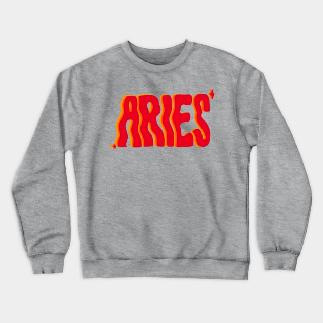 Aries Crewneck Sweatshirt by Doodle by Meg